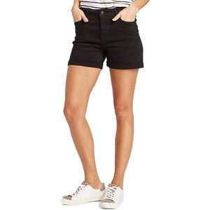 Universal Thread Women's High-Rise Slim Fit Jean Shorts - Black, Size 4
